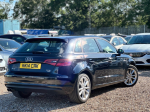 2014 Audi A3 1.8 Tfsi Sport Sportback S Tronic Quattro Euro 6 (s/s) 5dr in Black — image 3