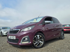 2016 Peugeot 108 1.2 Puretech Feline Hatchback 5dr Petrol Euro 6 (82 Ps) in Purple — image 2