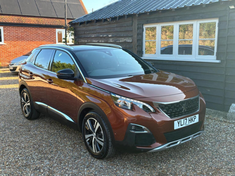 2017 Peugeot 3008 1.2 Puretech Gt Line Euro 6 (s/s) 5dr in Bronze — image 1