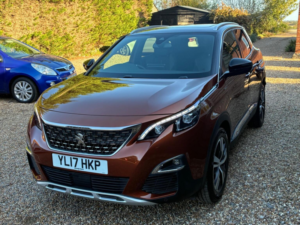 2017 Peugeot 3008 1.2 Puretech Gt Line Euro 6 (s/s) 5dr in Bronze — image 3