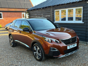 2017 Peugeot 3008 1.2 Puretech Gt Line Euro 6 (s/s) 5dr in Bronze — image 5