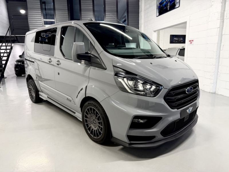 2023 Ford Transit Custom 2.0 320 Ecoblue Ms-Rt Crew Van Double Cab 5dr Diesel Auto Euro 6 (s/s) (170 Ps) in Grey — image 1