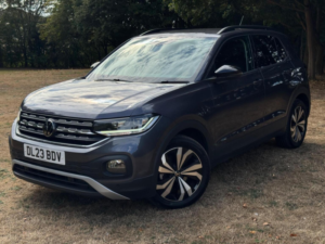 2023 Volkswagen T-Cross 1.0 Tsi Black Edition DSG Euro 6 (s/s) 5dr in Grey — image 3