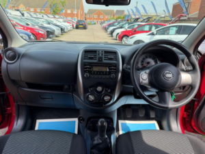 2014 Nissan Micra 1.2 Visia Euro 5 5dr in Red — image 2