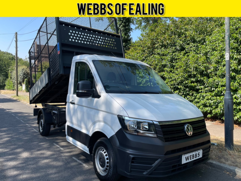 2022 Volkswagen Crafter 2.0 Tdi Cr35 Startline Tipper in White — image 1