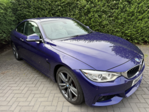 2016 BMW 4 Series 3.0 430d Xdrive M Sport Coupe in Blue — image 5