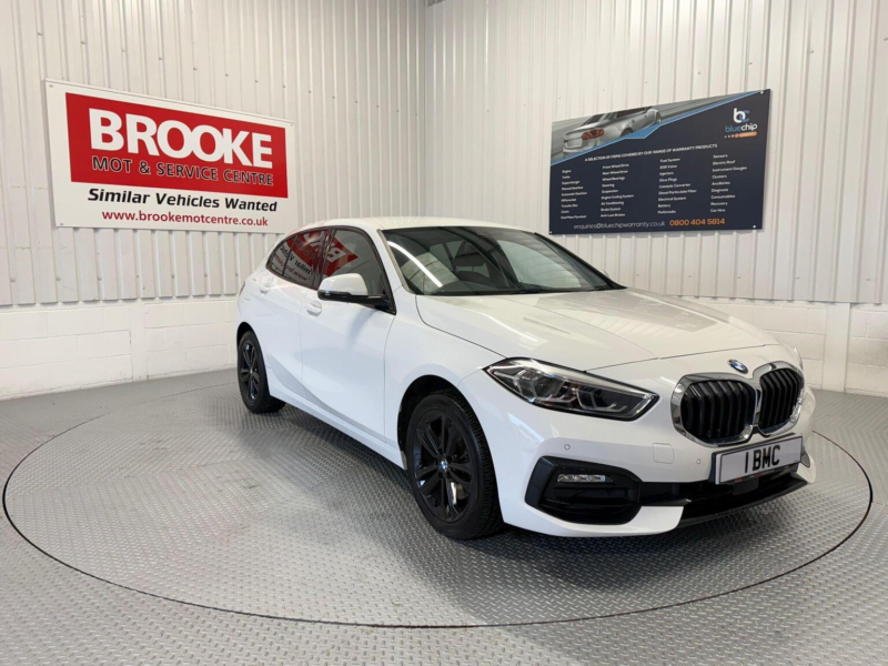 2020 BMW 1 Series 1.5 118i Sport Dct Euro 6 (s/s) 5dr in White — image 1