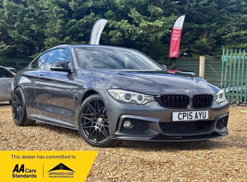 2015 BMW 4 Series 2.0 425d M Sport Auto Euro 6 (s/s) 2dr in Grey — image 1