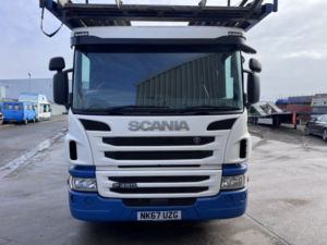 2018 Scania P Series P450 Transporter Engineering Evo 8 Car Transporter. 6x2. Euro 6. in White — image 2