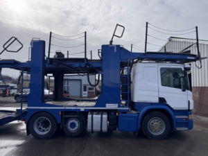 2018 Scania P Series P450 Transporter Engineering Evo 8 Car Transporter. 6x2. Euro 6. in White — image 6