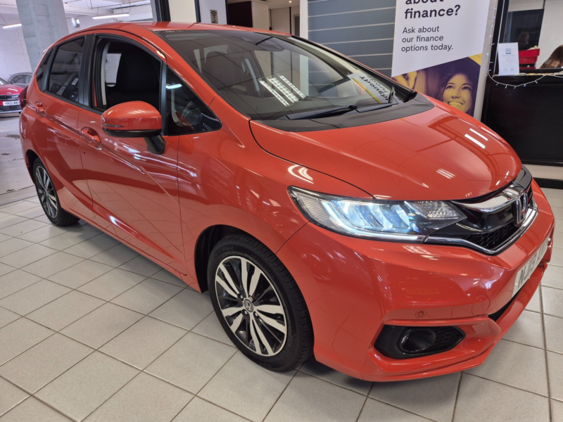 2019 Honda Jazz 1.3 I-Vtec Ex Hatchback 5dr Petrol CVT Euro 6 (s/s) (102 Ps) in Orange — image 1