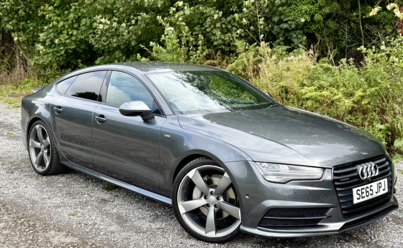 2015 Audi A7 3.0 Tdi V6*black Edition Quattro*21’s-Headsup-Cam-2own-Xenon-Lthr-Fsh*stunning!* in Grey — image 1