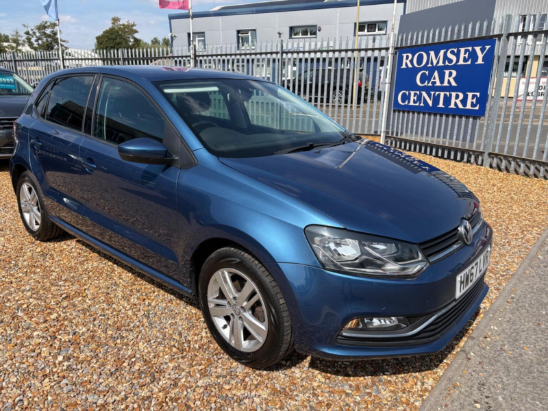2017 Volkswagen Polo 1.2 Tsi Match Edition Euro 6 (s/s) 5dr in Blue — image 1