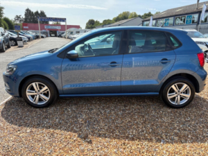 2017 Volkswagen Polo 1.2 Tsi Match Edition Euro 6 (s/s) 5dr in Blue — image 4