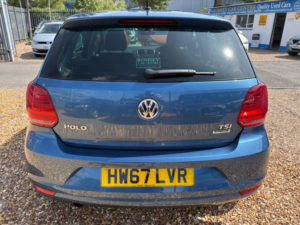 2017 Volkswagen Polo 1.2 Tsi Match Edition Euro 6 (s/s) 5dr in Blue — image 6