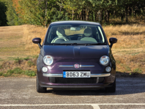 2013 Fiat 500 1.2 Lounge Euro 6 (s/s) 3dr in Purple — image 2