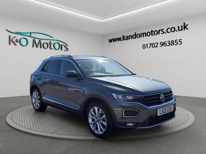 2021 Volkswagen T-Roc 1.5 Tsi Evo Sel DSG Euro 6 (s/s) 5dr in Grey — image 1