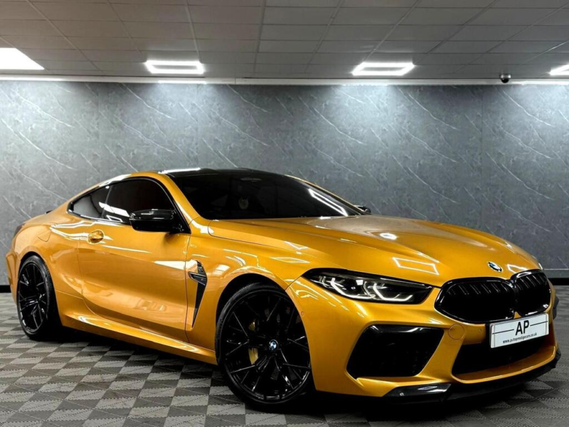2022 BMW M8 4.4i V8 Competition Steptronic 4WD Euro 6 (s/s) 2dr in Individual Ceylon Gold — image 1