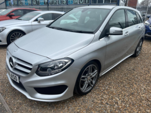 2017 Mercedes-Benz B Class 1.5 B180d Amg Line Euro 6 (s/s) 5dr in Silver — image 3