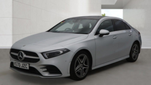 2020 Mercedes-Benz A Class 2.0 A200d Amg Line (premium Plus 2) Saloon 4dr Diesel 8g-Dct Euro 6 (s/s) (150 Ps) in Silver — image 2