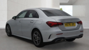 2020 Mercedes-Benz A Class 2.0 A200d Amg Line (premium Plus 2) Saloon 4dr Diesel 8g-Dct Euro 6 (s/s) (150 Ps) in Silver — image 3