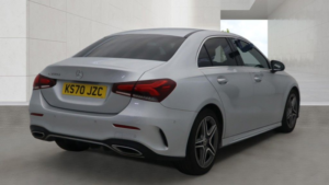 2020 Mercedes-Benz A Class 2.0 A200d Amg Line (premium Plus 2) Saloon 4dr Diesel 8g-Dct Euro 6 (s/s) (150 Ps) in Silver — image 4