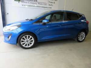 2019 Ford Fiesta 1.0t Ecoboost Titanium Euro 6 (s/s) 5dr in Blue — image 3