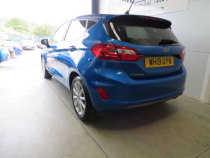 2019 Ford Fiesta 1.0t Ecoboost Titanium Euro 6 (s/s) 5dr in Blue — image 4