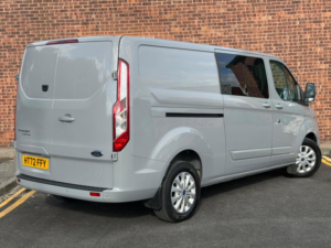 2022 Ford Transit Custom 2.0 320 Ecoblue Limited Crew Van Auto L2 H1 Euro 6 5dr in Grey — image 6