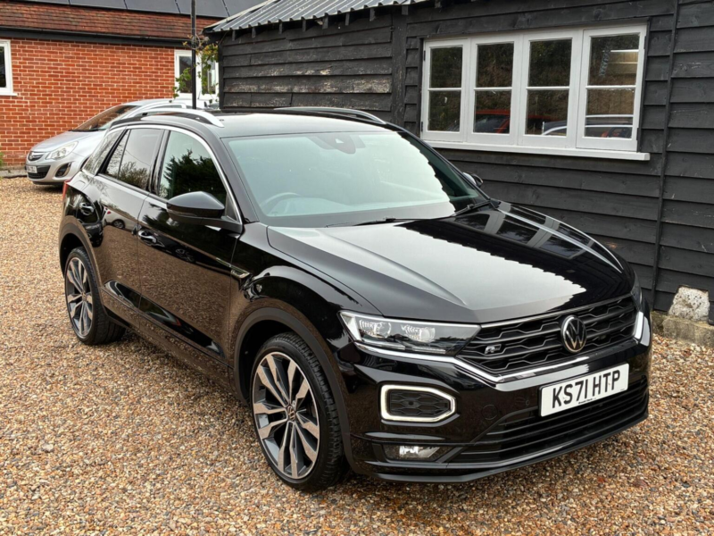 2022 Volkswagen T-Roc 2.0 Tdi Evo R-Line DSG Euro 6 (s/s) 5dr in Black — image 1