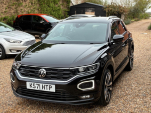 2022 Volkswagen T-Roc 2.0 Tdi Evo R-Line DSG Euro 6 (s/s) 5dr in Black — image 3