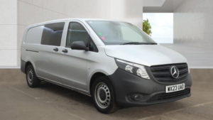 2023 Mercedes-Benz Vito 2.0 116 Cdi Progressive Crew Van Double Cab 5dr Diesel G-Tronic Rwd L3 Euro 6 Xlwb 163 Ps in Silver — image 3