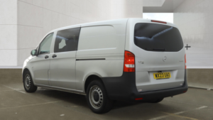 2023 Mercedes-Benz Vito 2.0 116 Cdi Progressive Crew Van Double Cab 5dr Diesel G-Tronic Rwd L3 Euro 6 Xlwb 163 Ps in Silver — image 4