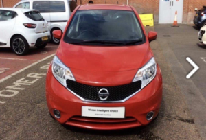2016 Nissan Note 1.2 Acenta Premium in Red — image 3