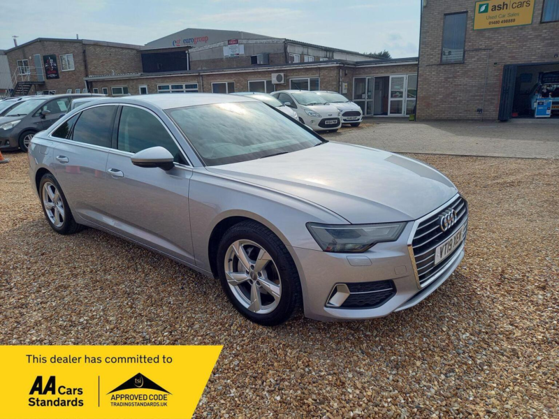 2019 Audi A6 Saloon 2.0 Tdi 40 Sport S Tronic Euro 6 (s/s) 4dr in Silver — image 1