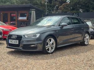 2013 Audi A3 1.6 Tdi S Line Sportback Euro 5 (s/s) 5dr in Grey — image 3