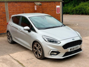 2018 Ford Fiesta 1.0t Ecoboost St-Line X Euro 6 (s/s) 5dr in Silver — image 2