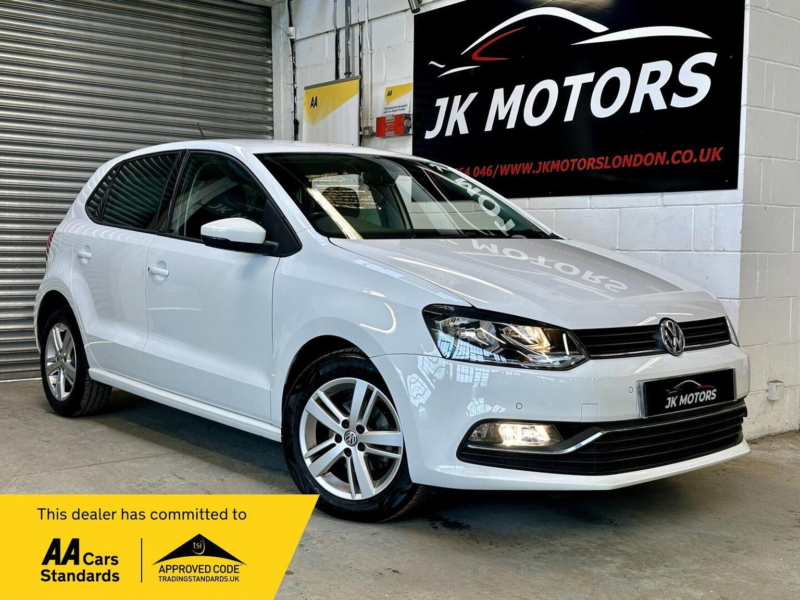 2017 Volkswagen Polo 1.0 Bluemotion Tech Match Edition Euro 6 (s/s) 5dr in White — image 1