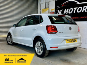 2017 Volkswagen Polo 1.0 Bluemotion Tech Match Edition Euro 6 (s/s) 5dr in White — image 3