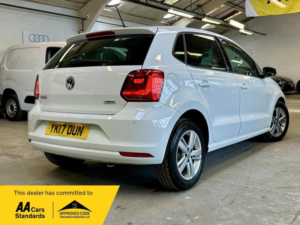 2017 Volkswagen Polo 1.0 Bluemotion Tech Match Edition Euro 6 (s/s) 5dr in White — image 4