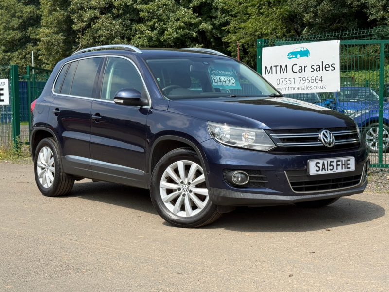 2015 Volkswagen Tiguan 2.0 Tdi Bluemotion Tech Match SUV 5dr Diesel Manual 2WD Euro 5 (s/s) (140 Ps) in Blue — image 1