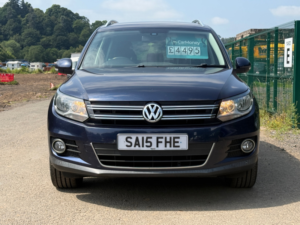 2015 Volkswagen Tiguan 2.0 Tdi Bluemotion Tech Match SUV 5dr Diesel Manual 2WD Euro 5 (s/s) (140 Ps) in Blue — image 2