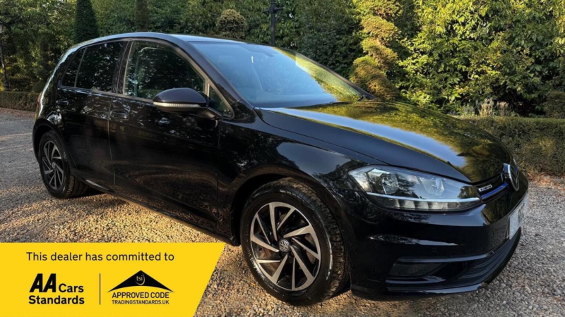 2019 Volkswagen Golf 1.5 Tsi Evo Match Euro 6 (s/s) 5dr in Black — image 1