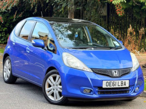 2012 Honda Jazz 1.4 I-Vtec Ex Hatchback 5dr Petrol Manual Euro 5 (99 Ps) in Blue — image 2