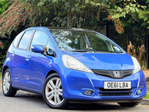 2012 Honda Jazz 1.4 I-Vtec Ex Hatchback 5dr Petrol Manual Euro 5 (99 Ps) in Blue — image 3