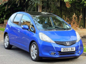 2012 Honda Jazz 1.4 I-Vtec Ex Hatchback 5dr Petrol Manual Euro 5 (99 Ps) in Blue — image 4