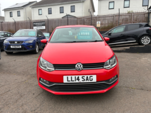 2014 Volkswagen Polo 1.0 Bluemotion Tech Se Hatchback 3dr Petrol Manual Euro 6 (s/s) (60 Ps) in Red — image 2