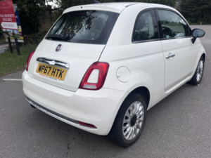 2018 Fiat 500 1.2 500 E6b 1.2 69hp Lounge in White — image 3