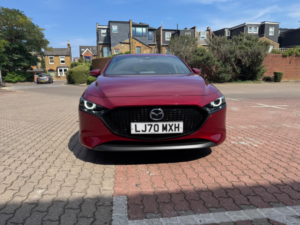 2020 Mazda Mazda3 2.0 Skyactiv-X Mhev Gt Sport Tech Auto AWD Euro 6 (s/s) 5dr in Red — image 3