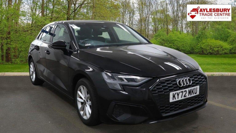 2022 Audi A3 1.0 Tfsi 30 Technik Sportback Euro 6 (s/s) 5dr in Black — image 1